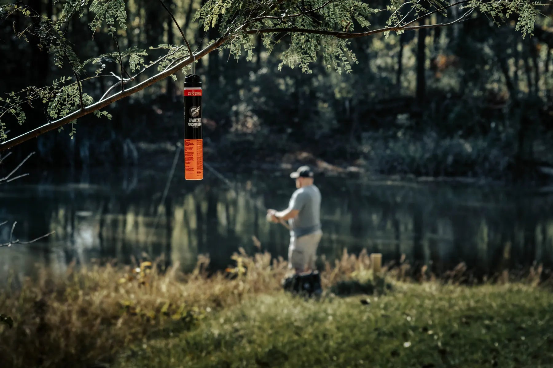 Hanging a Spartan Mosquito Pro Tech tube in a tree
