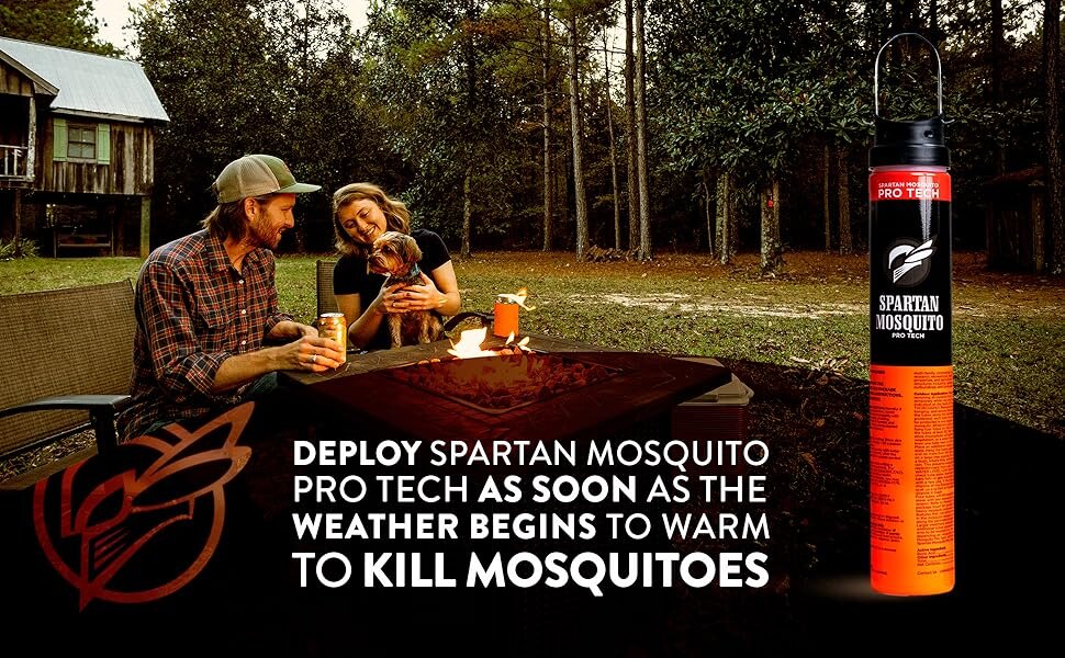Deploy Spartan Mosquito Pro Tech as soon as the weather begins to warm