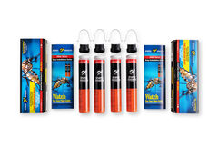Full pack contents, two boxes, four tubes, four hooks