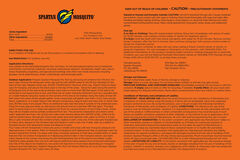 Product directions panel