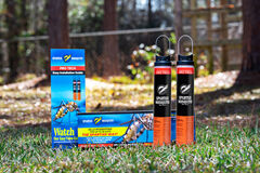 Product on grass in a backyard